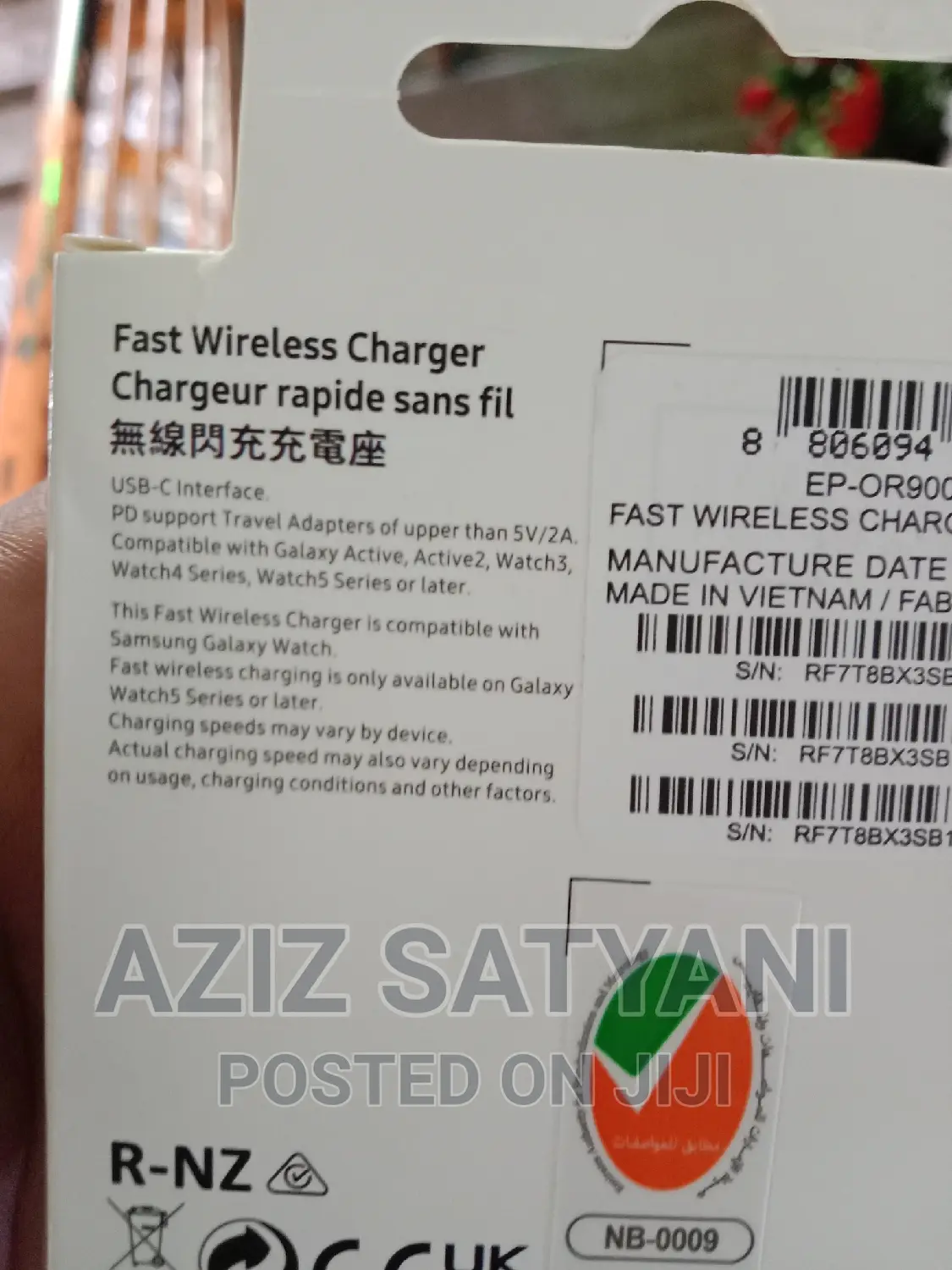 Samsung Galaxy Smart Watch Active Charger for 1,2,3,4,5,