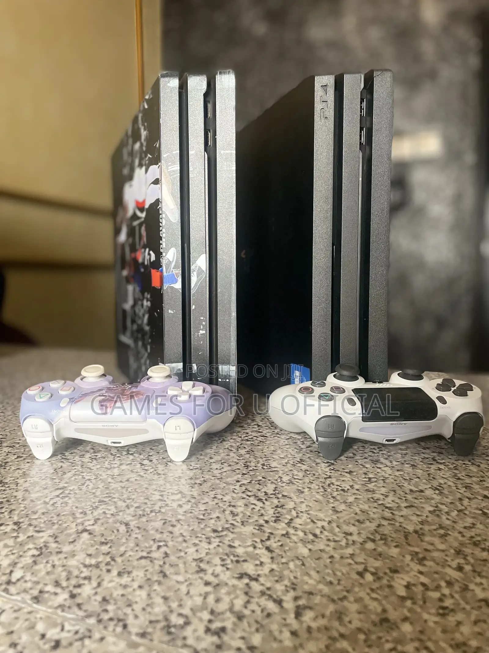 Uk Used Ps4 Pro Console With Controllers