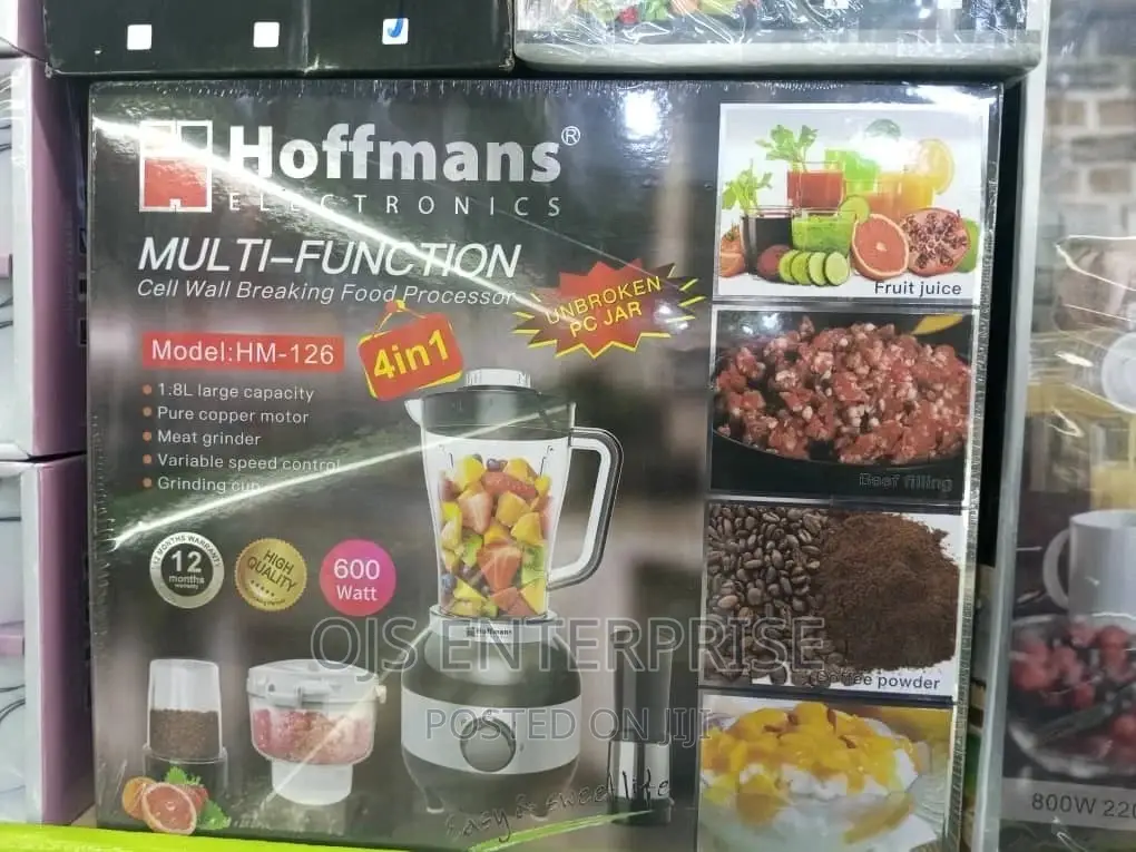 Hoffman 4in 1 Multifunction Food Processor