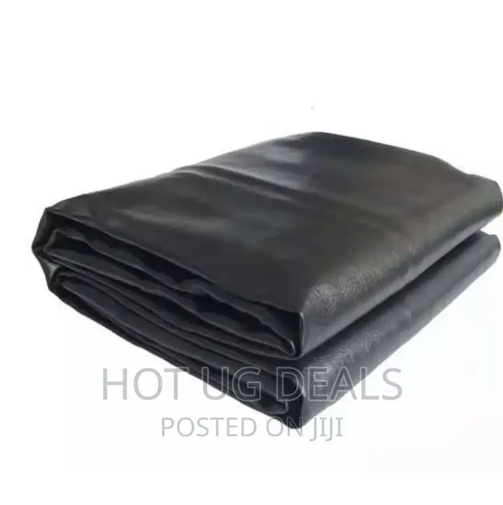 6x6 Leather Waterproof Mattress Cover (Mackintosh) - Black