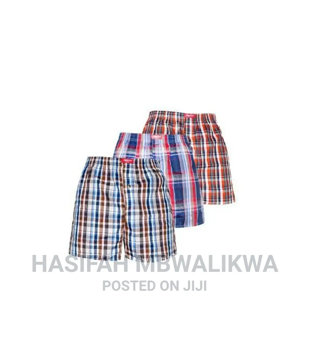 Pack of 3 Men's Checkered Boxers