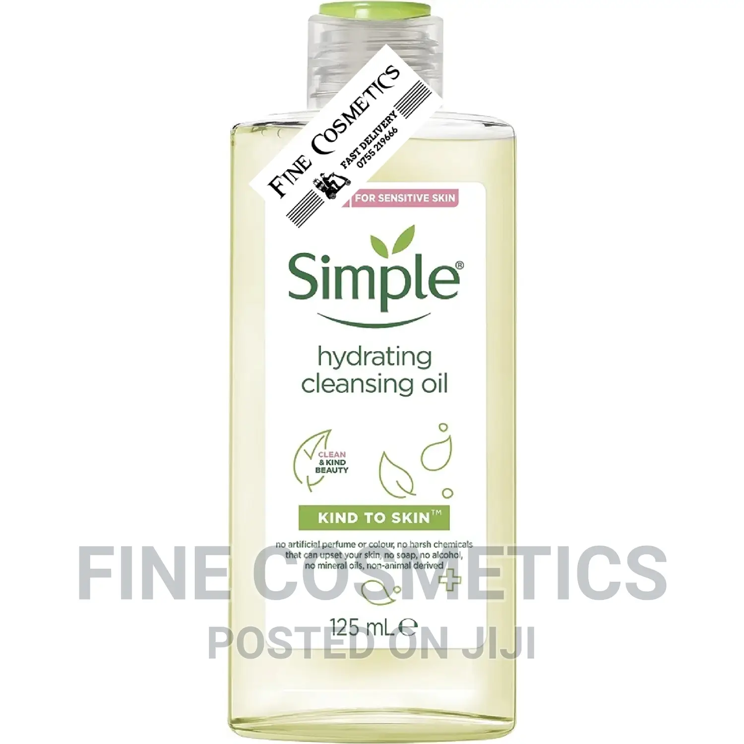 Simple Hydrating Cleansing Oil Sensitiv Skin Simple Cleanser