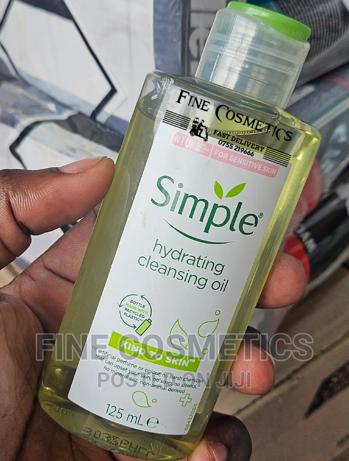 Simple Hydrating Cleansing Oil Sensitiv Skin Simple Cleanser