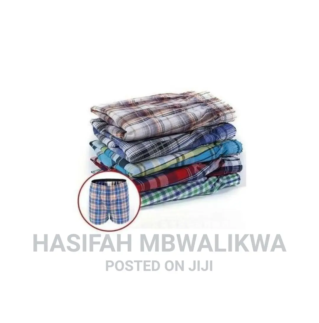 Pack of 6 Men's Checkered Boxers