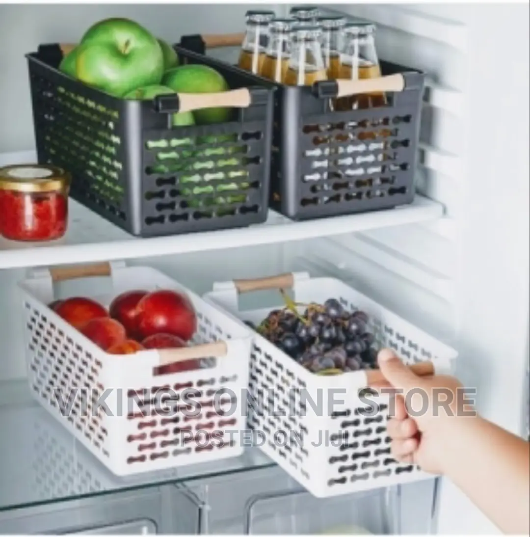 Multipurpose Storage Basket Colour Black and White