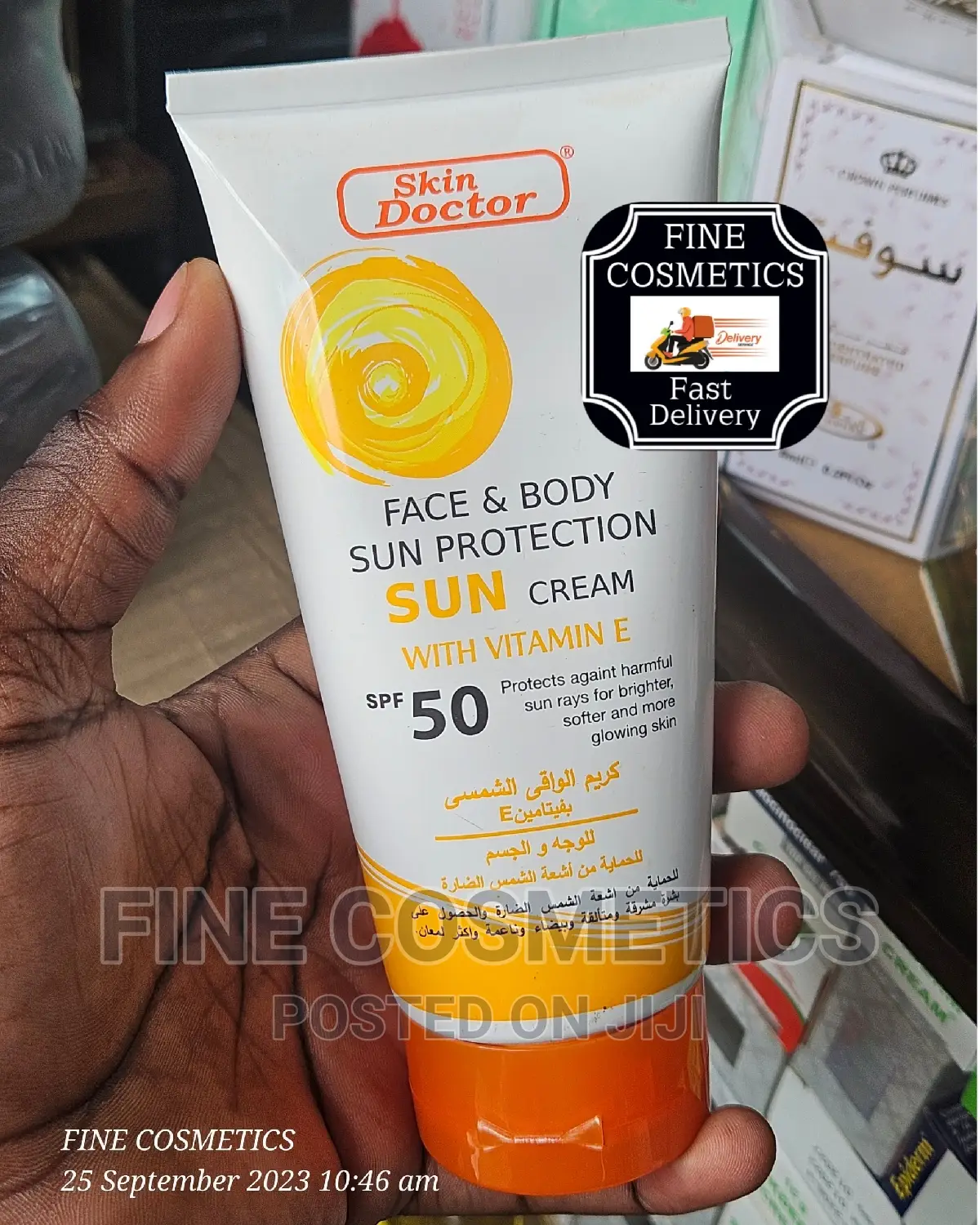 1PC Skin Doctor Sunblock SPF Vitamin E Moisture Sunscreen.