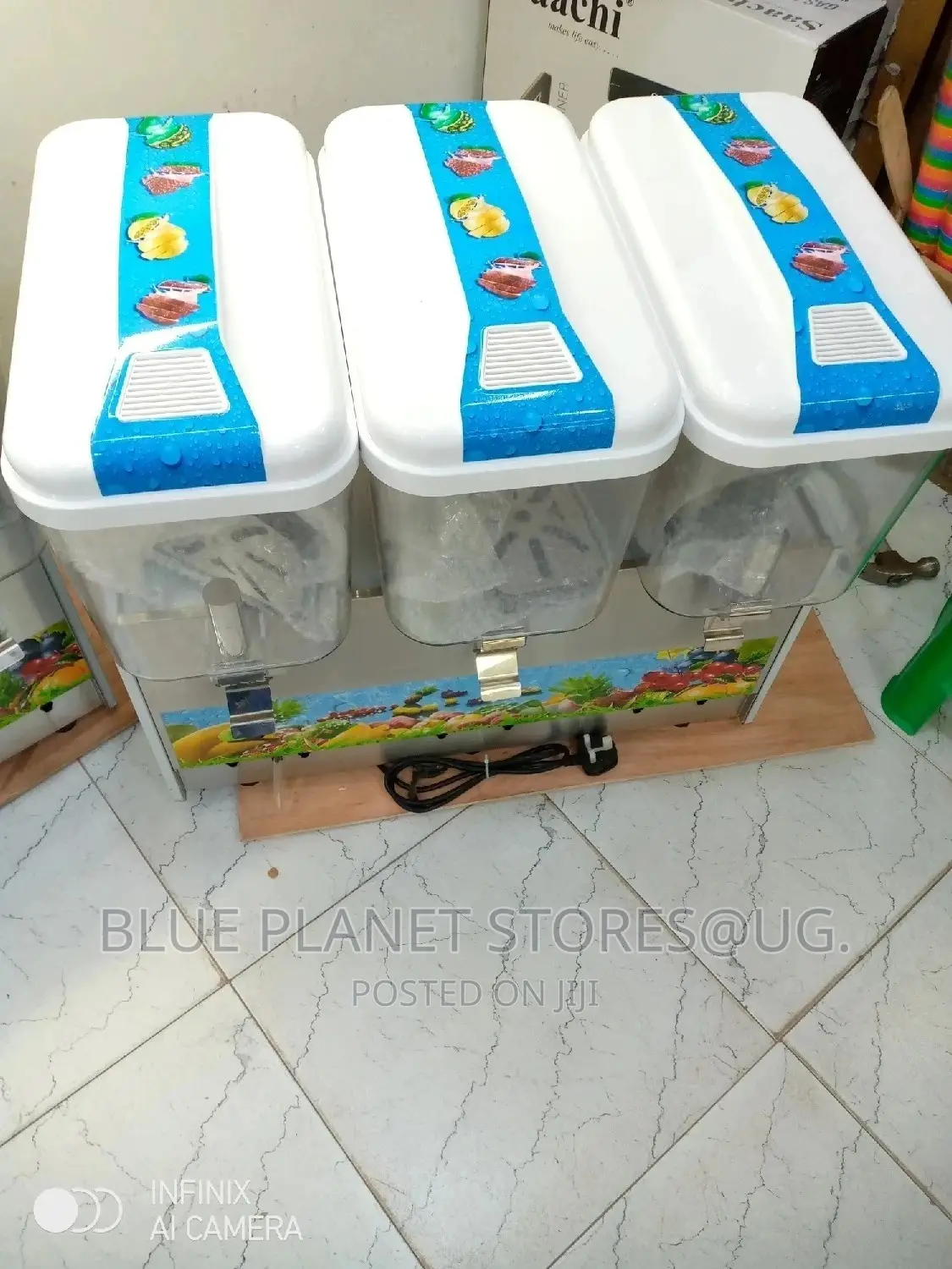 COMMERCIAL (18litres × 3) Triple Electric Juice Dispensers.