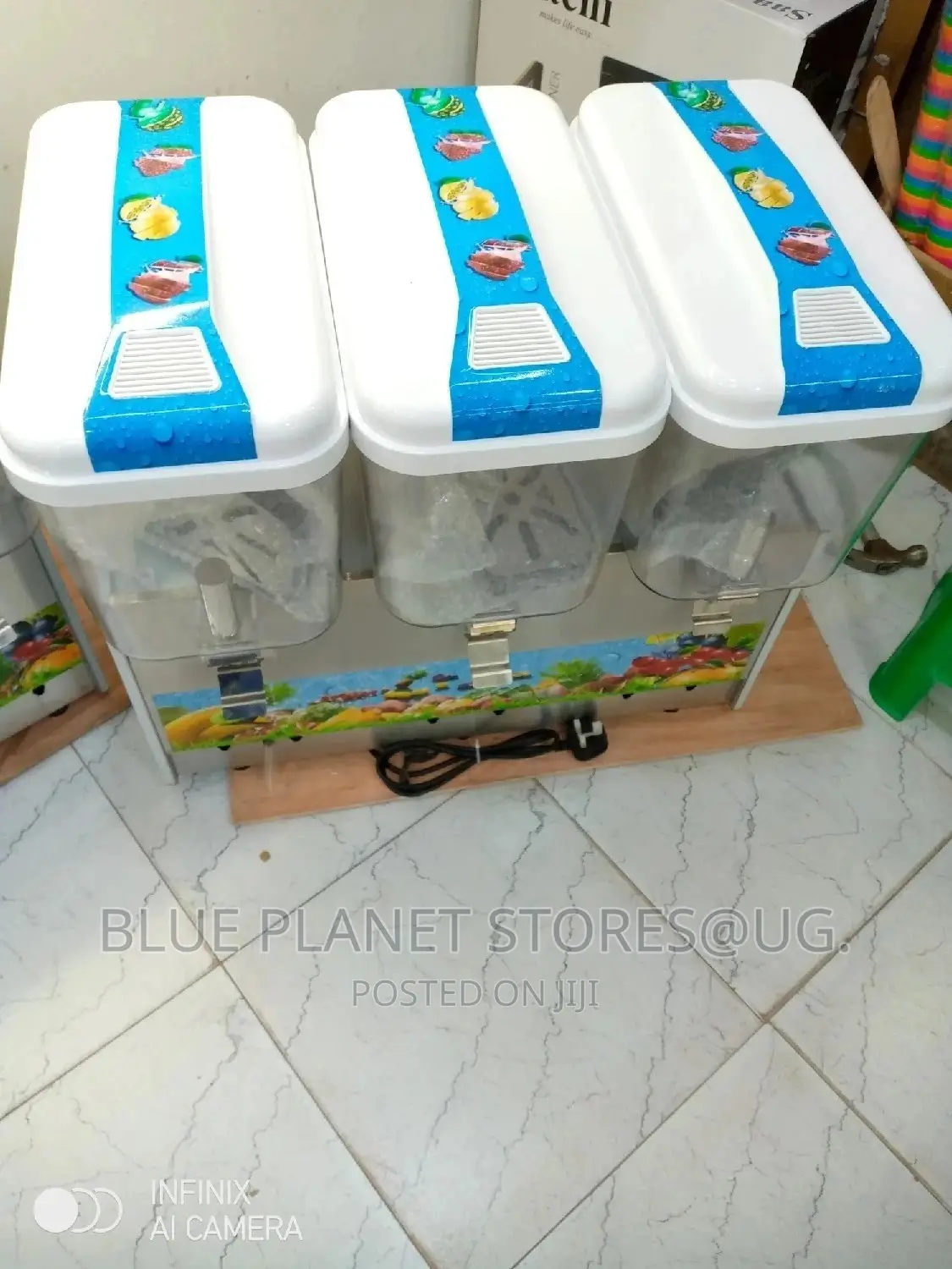 COMMERCIAL (18litres × 3) Triple Electric Juice Dispensers.