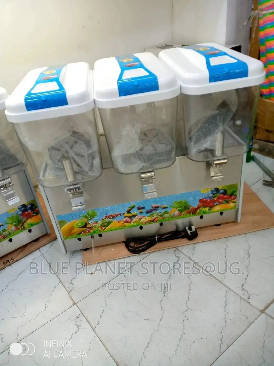 COMMERCIAL (18litres × 3) Triple Electric Juice Dispensers.