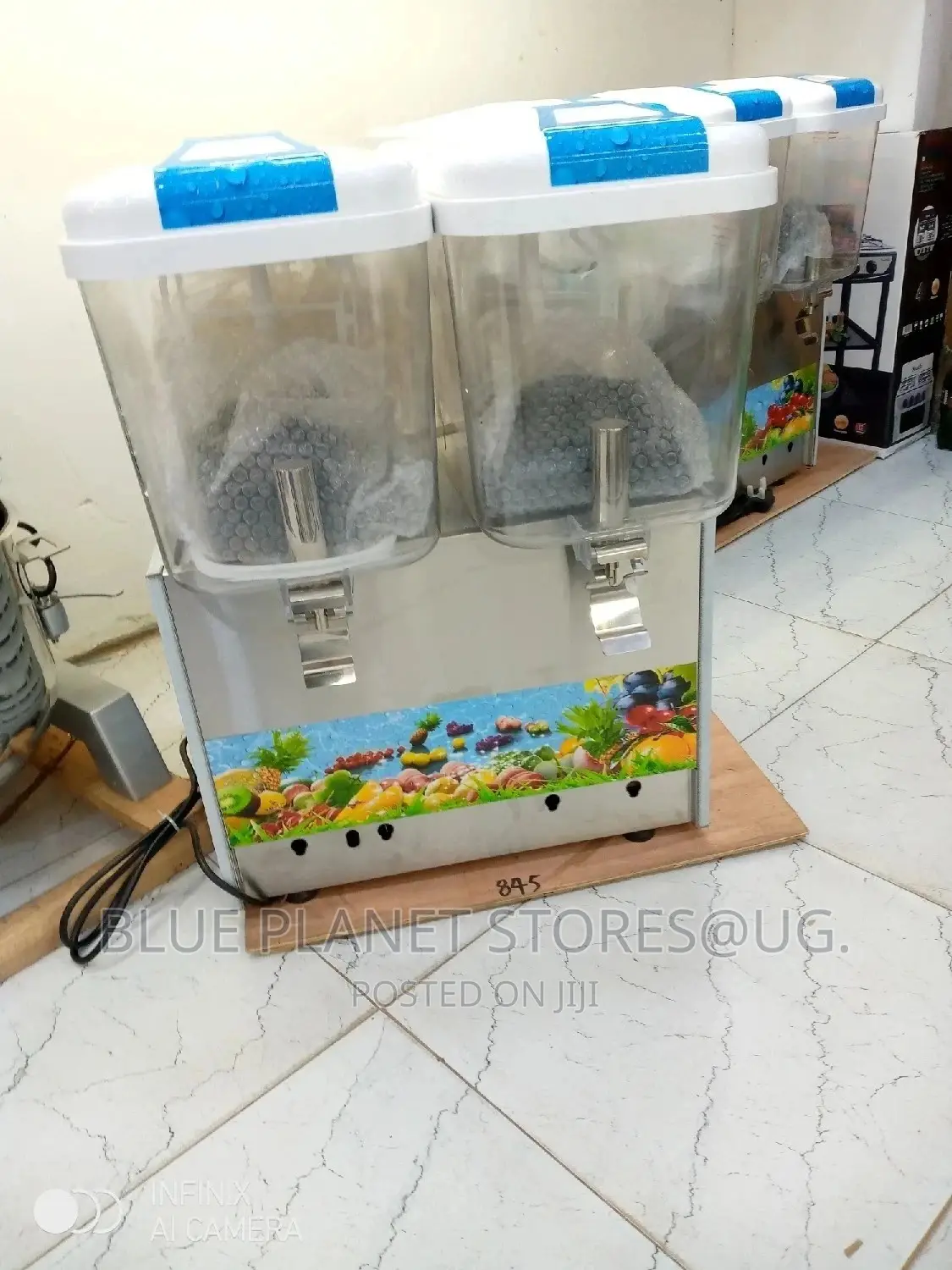 Commercial (18litres × 2) Double Electric Juice Dispensers.