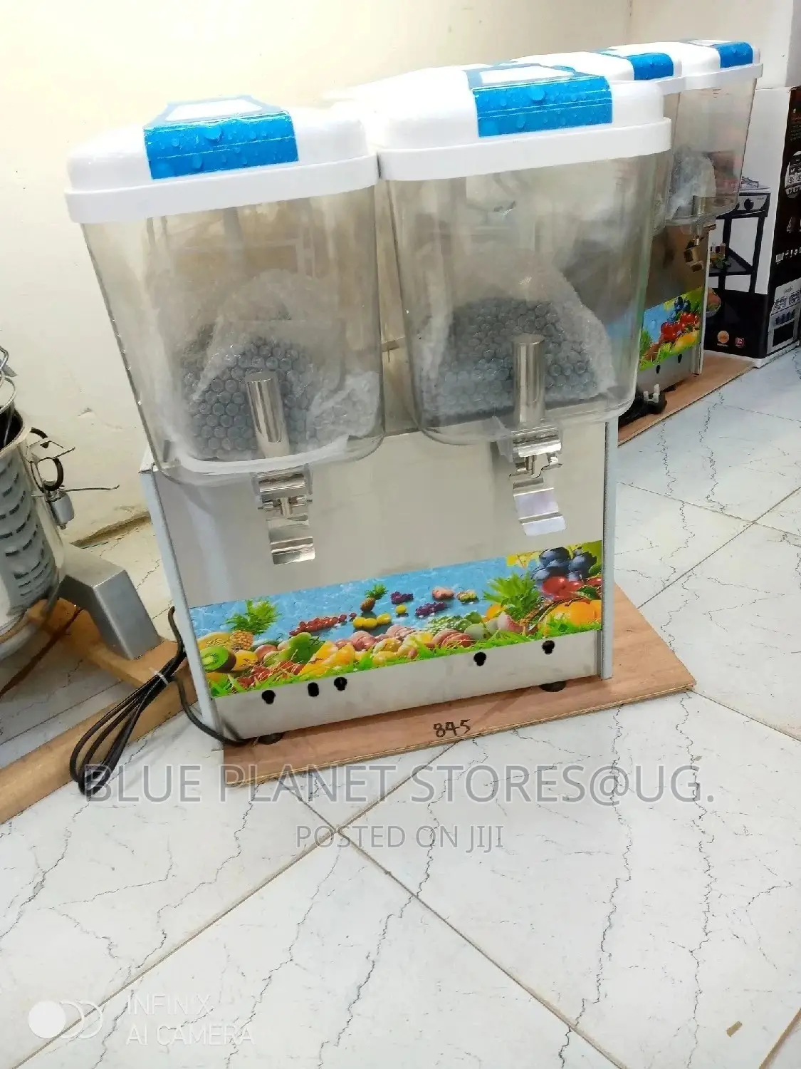 Commercial (18litres × 2) Double Electric Juice Dispensers.