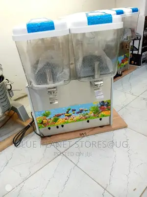 Commercial (18litres × 2) Double Electric Juice Dispensers.