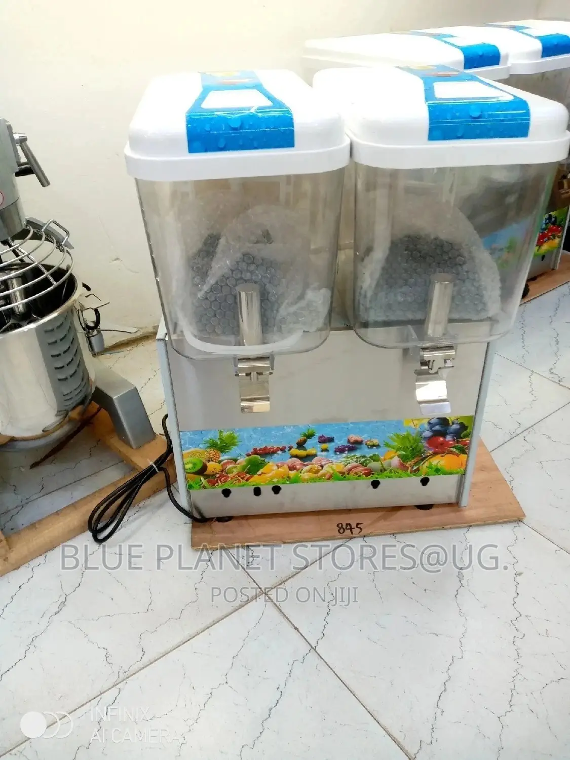 Commercial (18litres × 2) Double Electric Juice Dispensers.