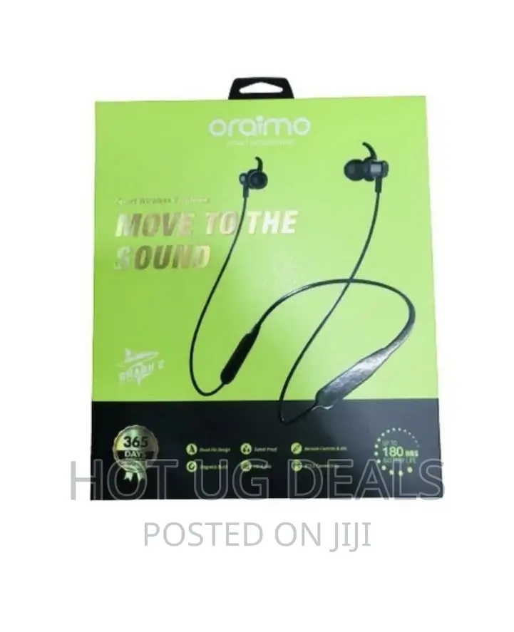 Oraimo Shark 2 180hrs Battery Life Sport Wireless Earphone