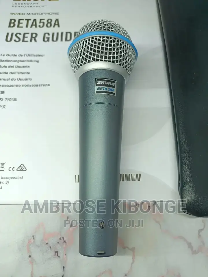 BETA58A Shure Dynamic Cardioid Handheld Portable Microphone
