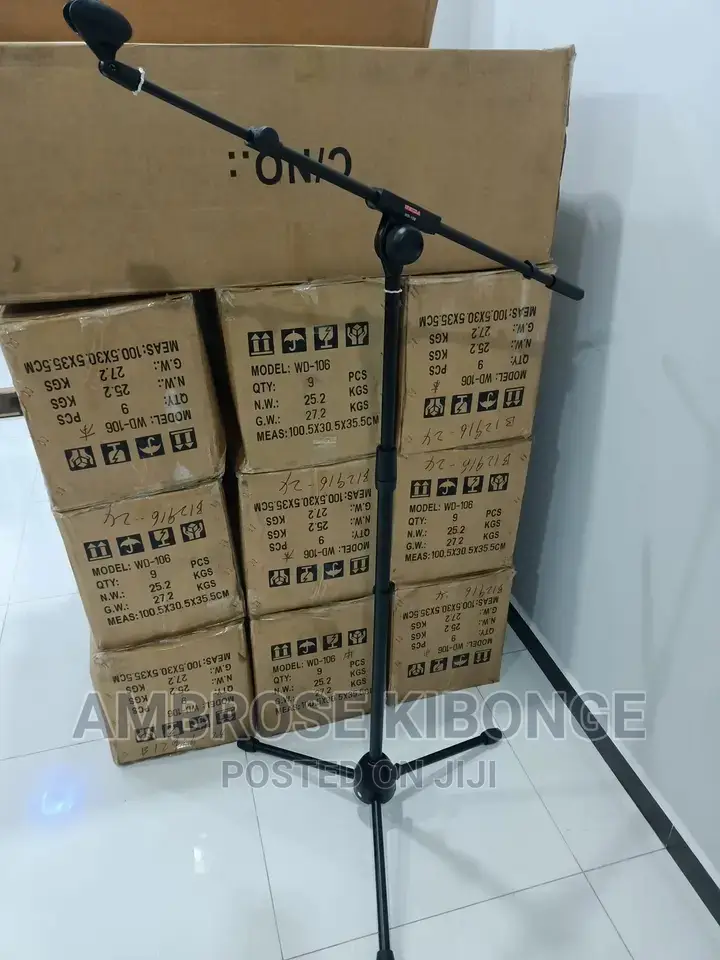 3 Leg Boom Double Micr Stand NB-200 Adjustable Mic Stand