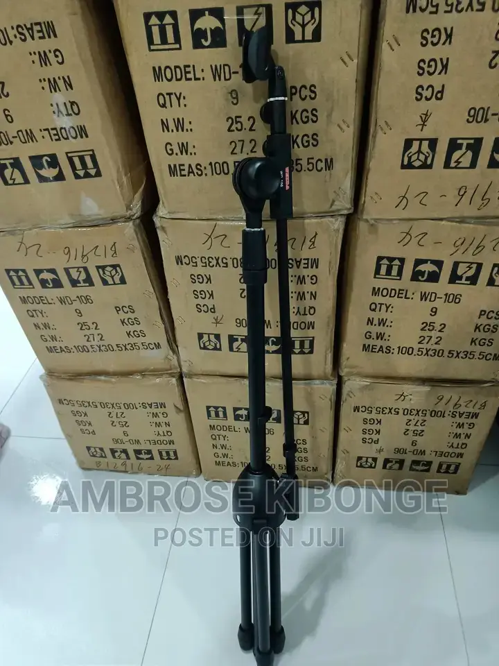 3 Leg Boom Double Micr Stand NB-200 Adjustable Mic Stand