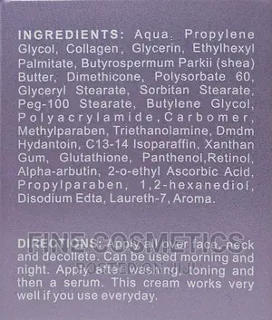 Dr Meinaier Collagen Anti-Aging Night Face Cream With SPF45