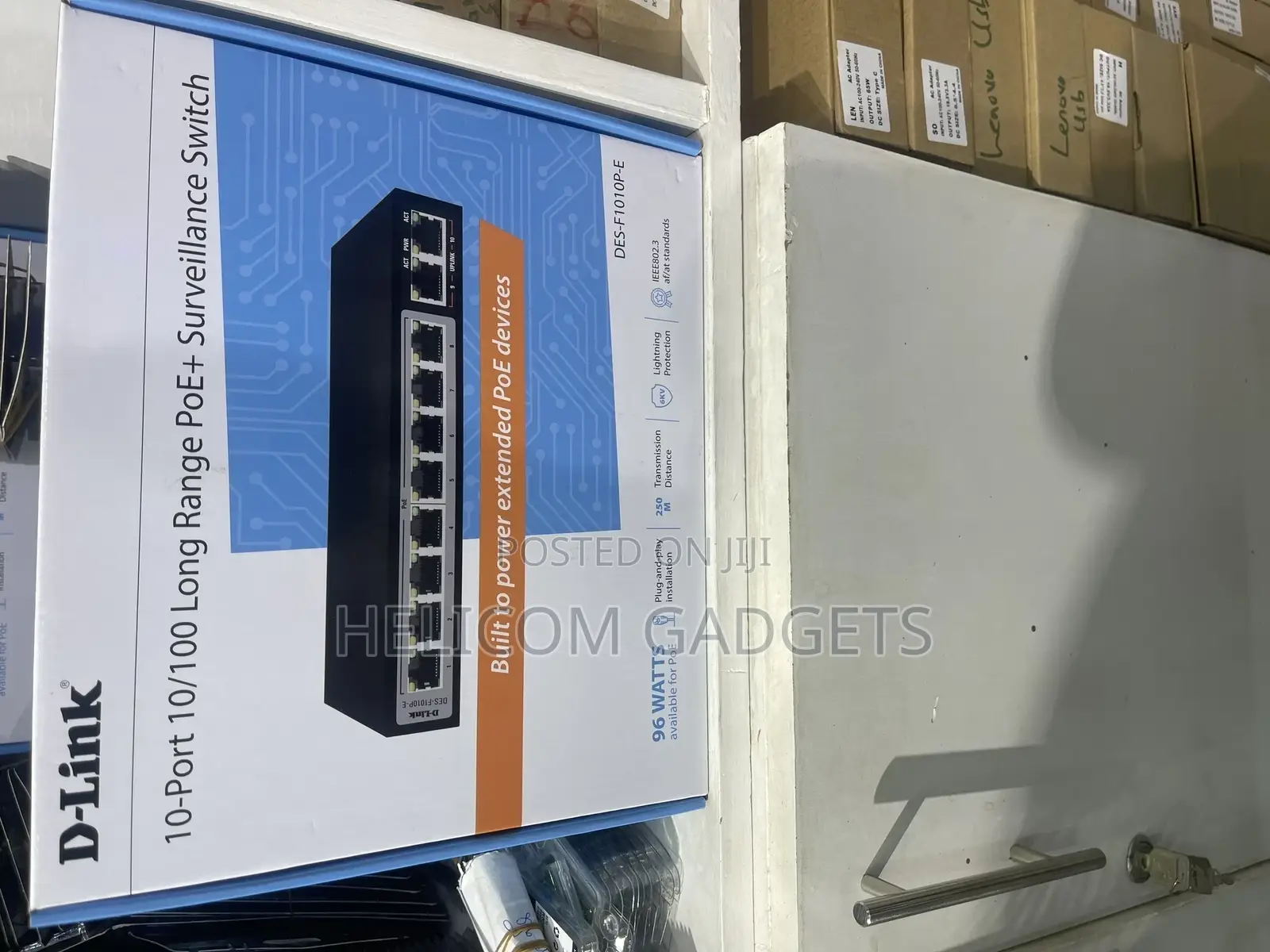 D-Link DGS-F1010P-E 10-Port 10/100 Switch 8 Poe Port