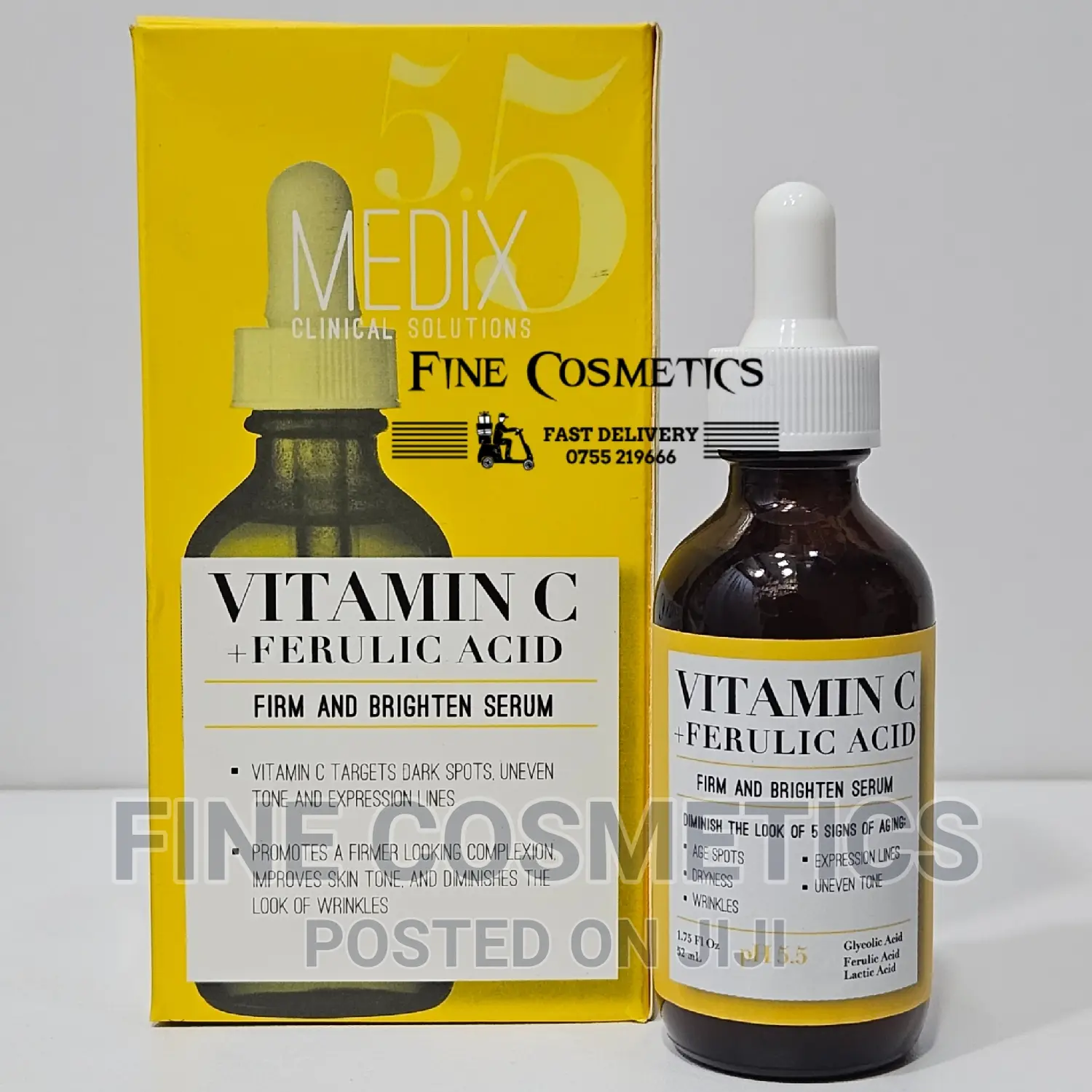 MEDIX 5.5 Vitamin C E Turmeric Brightening Skin Products