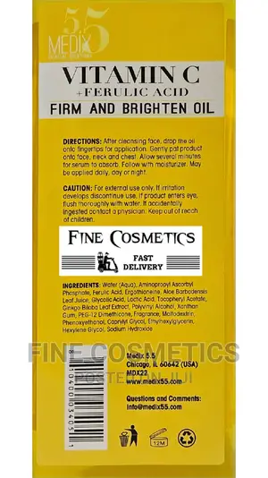MEDIX 5.5 Vitamin C E Turmeric Brightening Skin Products