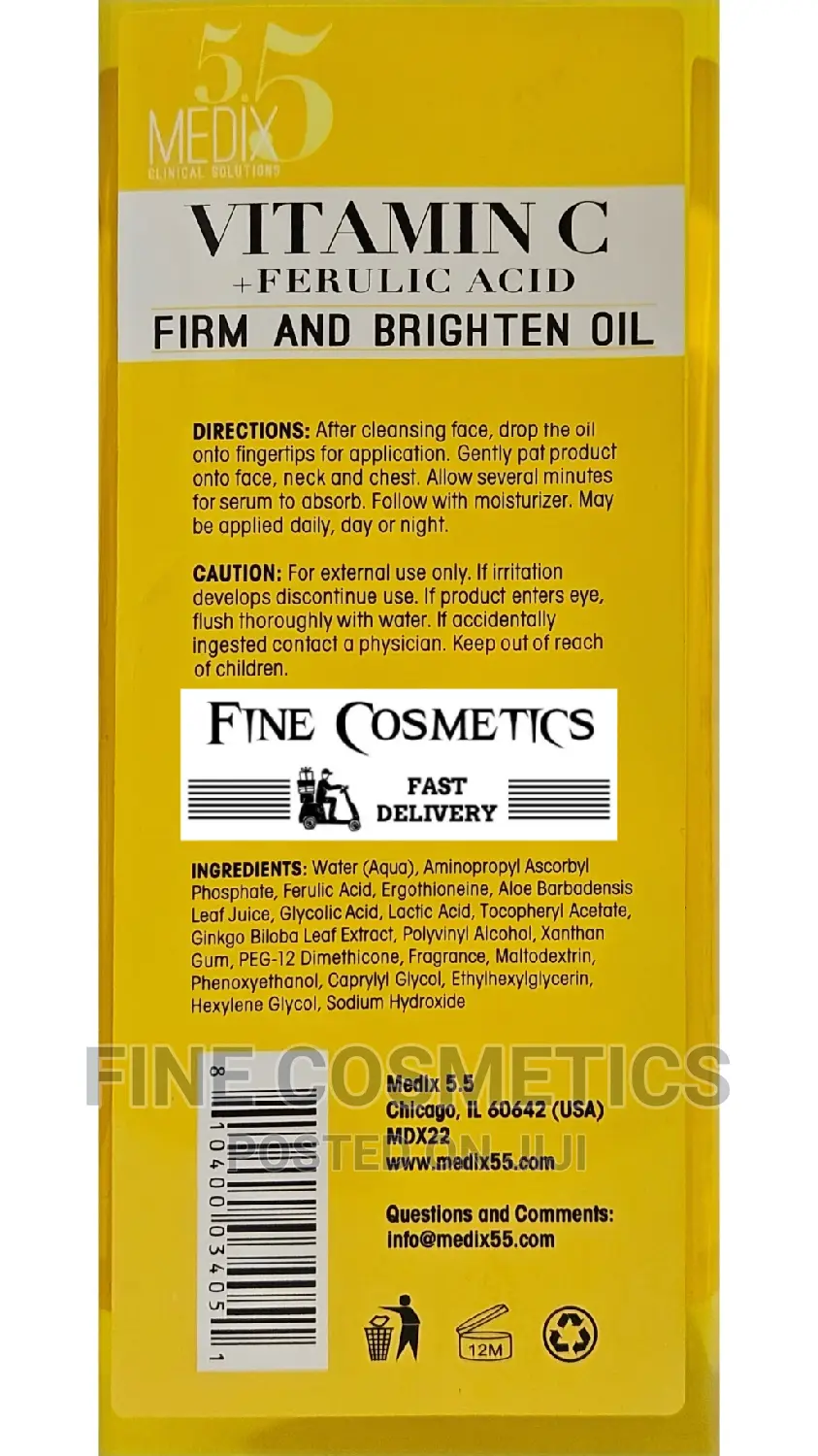MEDIX 5.5 Vitamin C E Turmeric Brightening Skin Products