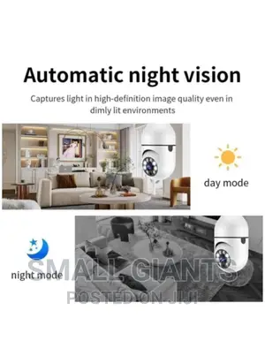 360° Panoramic Wifi IR IP E27 Light Bulb Camera 1080P HD