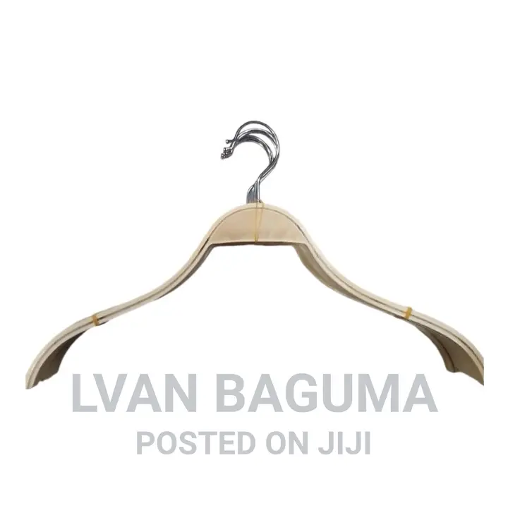 Bottomless Wood Hangers - 12 Pieces