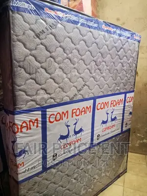 Premium High Density Mattress.6x6x10inch.( Gray)