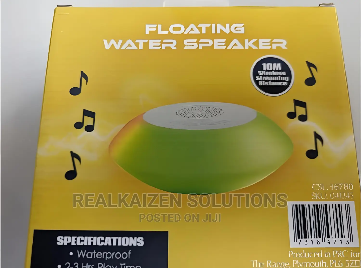 UK SENSEI Bluetooth | AUX Floating IPX6 LED Water Speaker