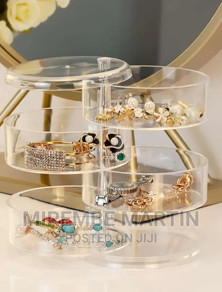 4 Layer Rotating Jewelry Storage Box