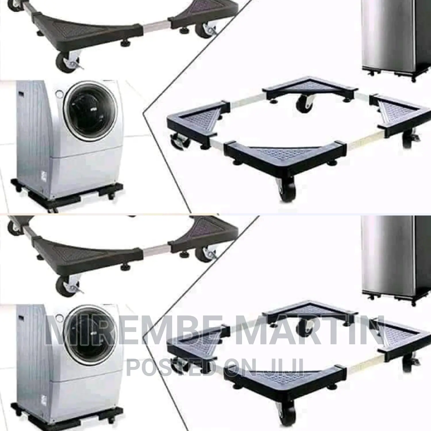 Adjustable Portable Fridge Base Stand