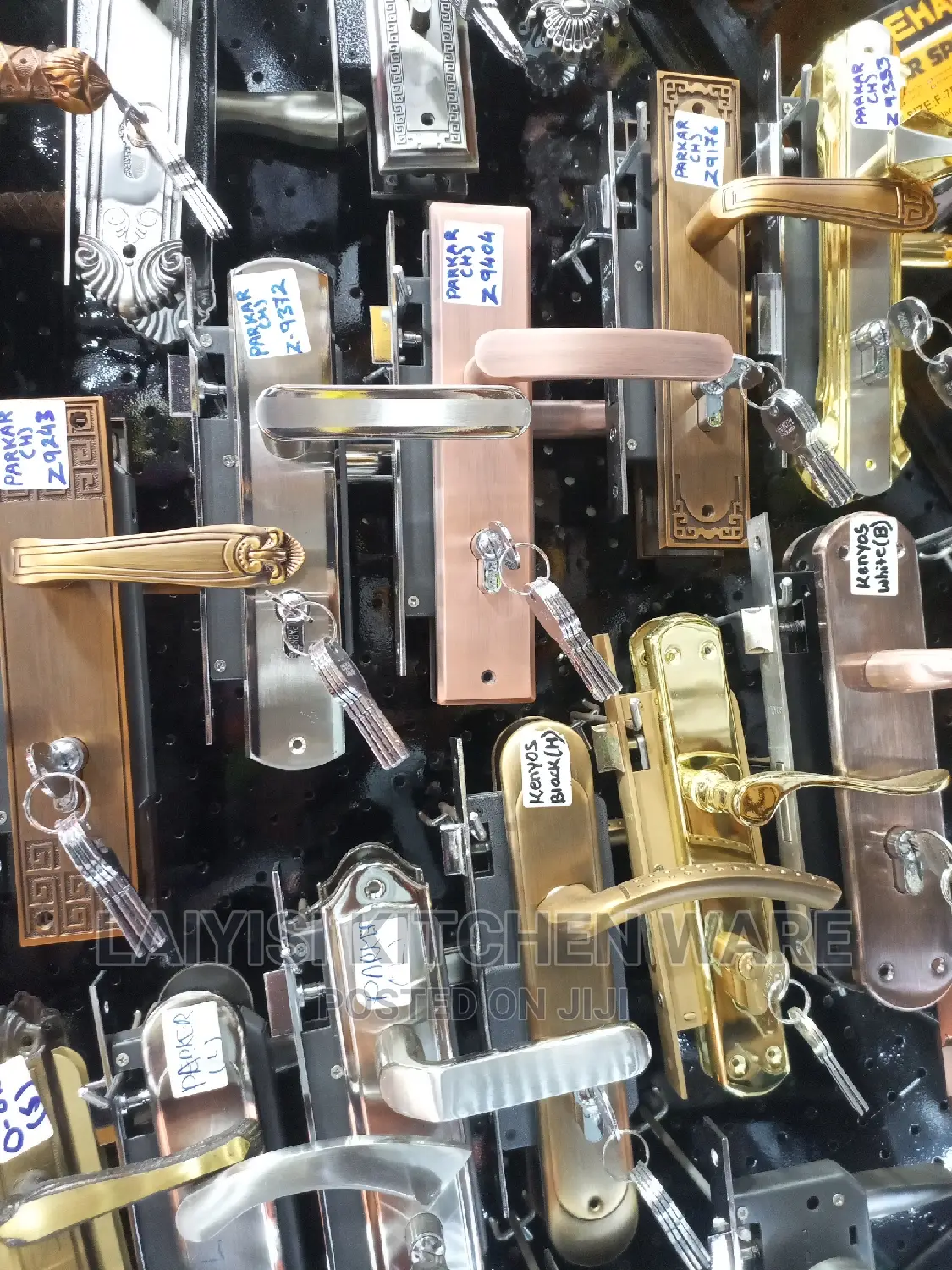 Apair Of Door Handles,Locks,Mortice Locks Original With Keys