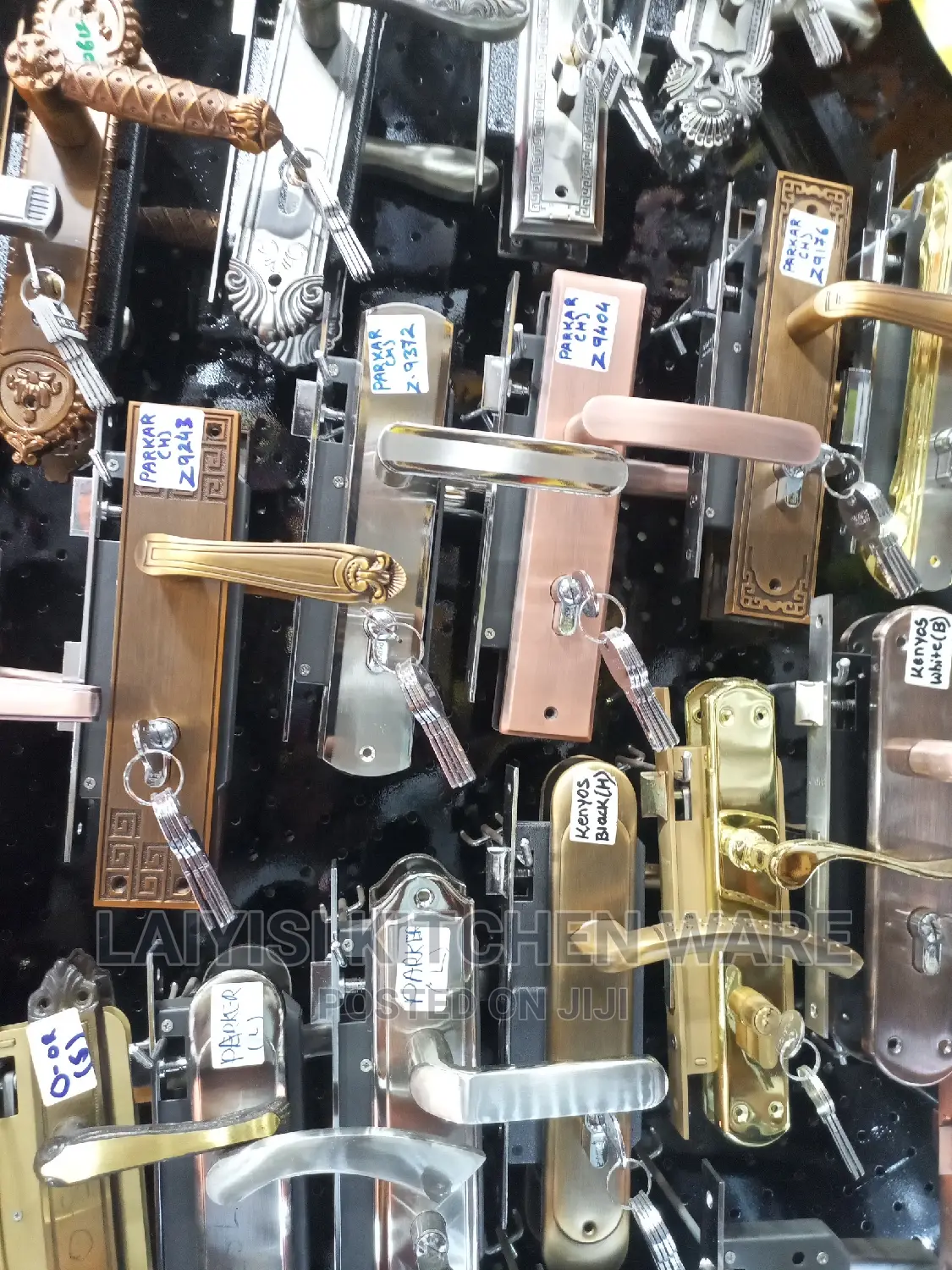 Apair Of Door Handles,Locks,Mortice Locks Original With Keys