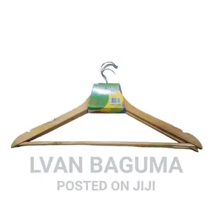 Classic Wood Hangers - 12 Pieces