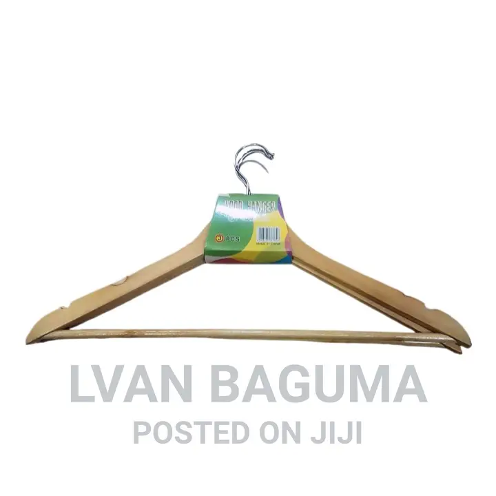 Classic Wood Hangers - 12 Pieces