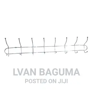 Multi-Purpose Double Hook Wall Hanger Line - 16 Hooks