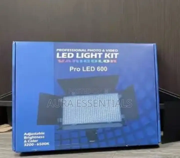 Pro LED Light Kit 600 ( Professional Photo Video Light Kit )