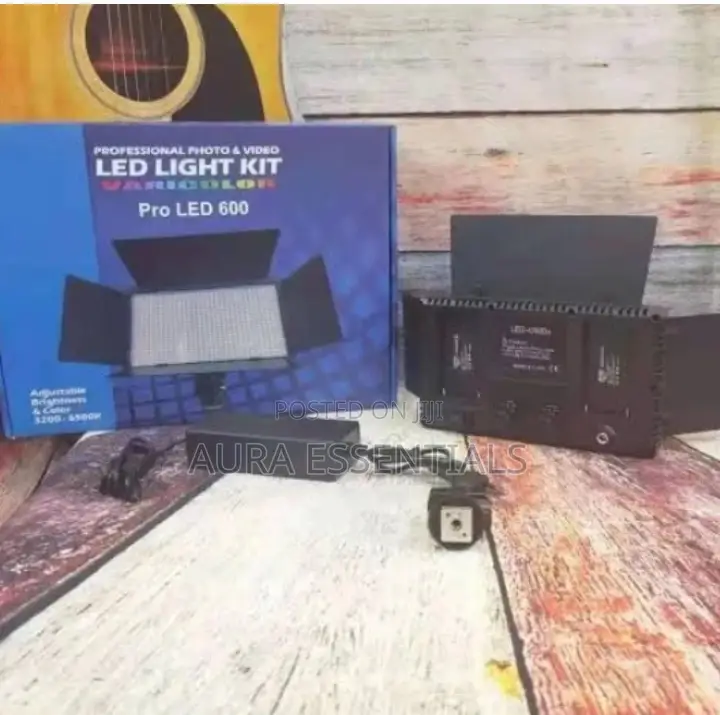 Pro LED Light Kit 600 ( Professional Photo Video Light Kit )