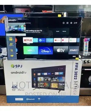 SPJ 55 Inch Ultra HD Android Smart Tv With Built-in WIFI