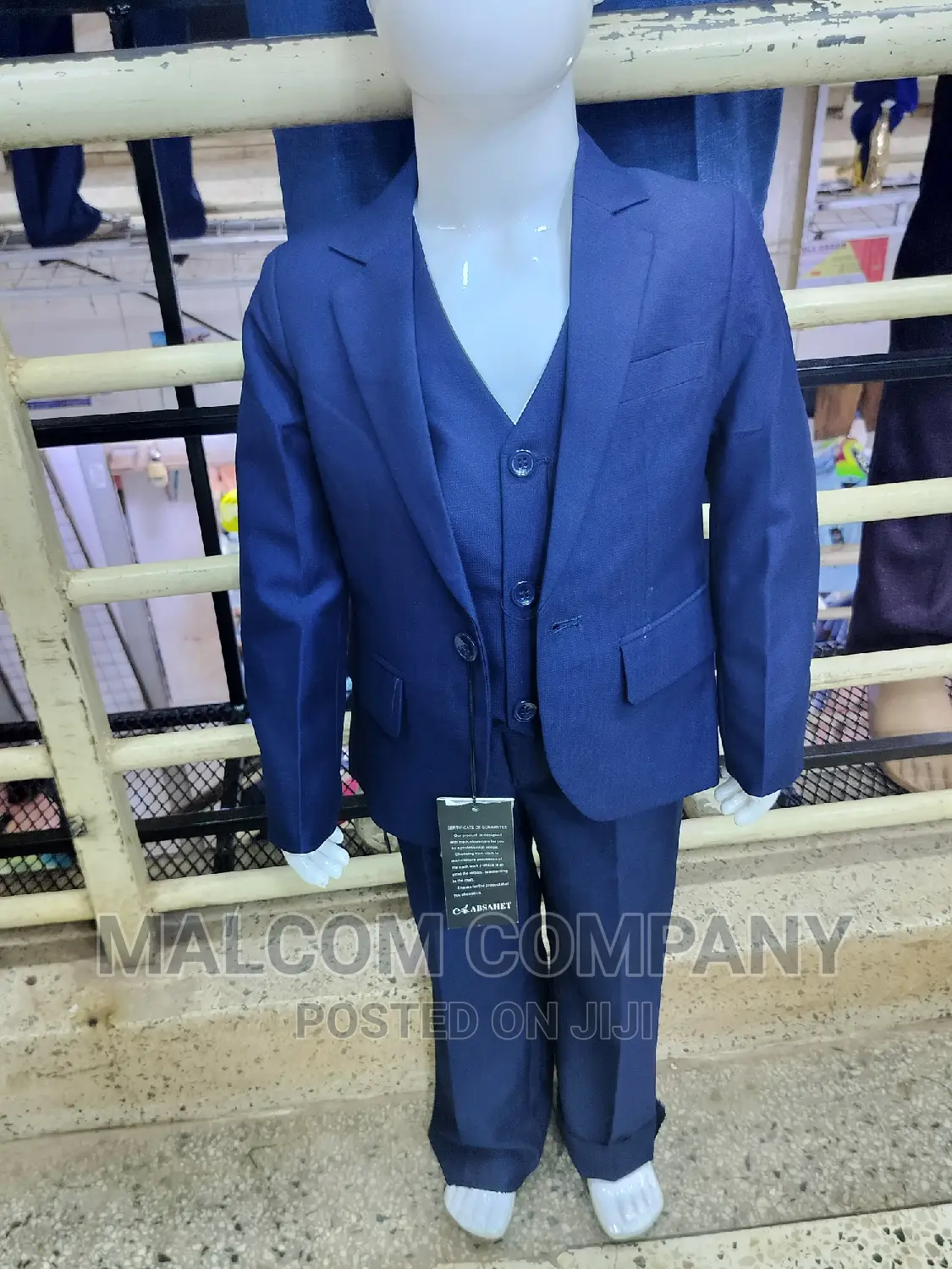 Navy Blue Children's Suits 3-18 Years