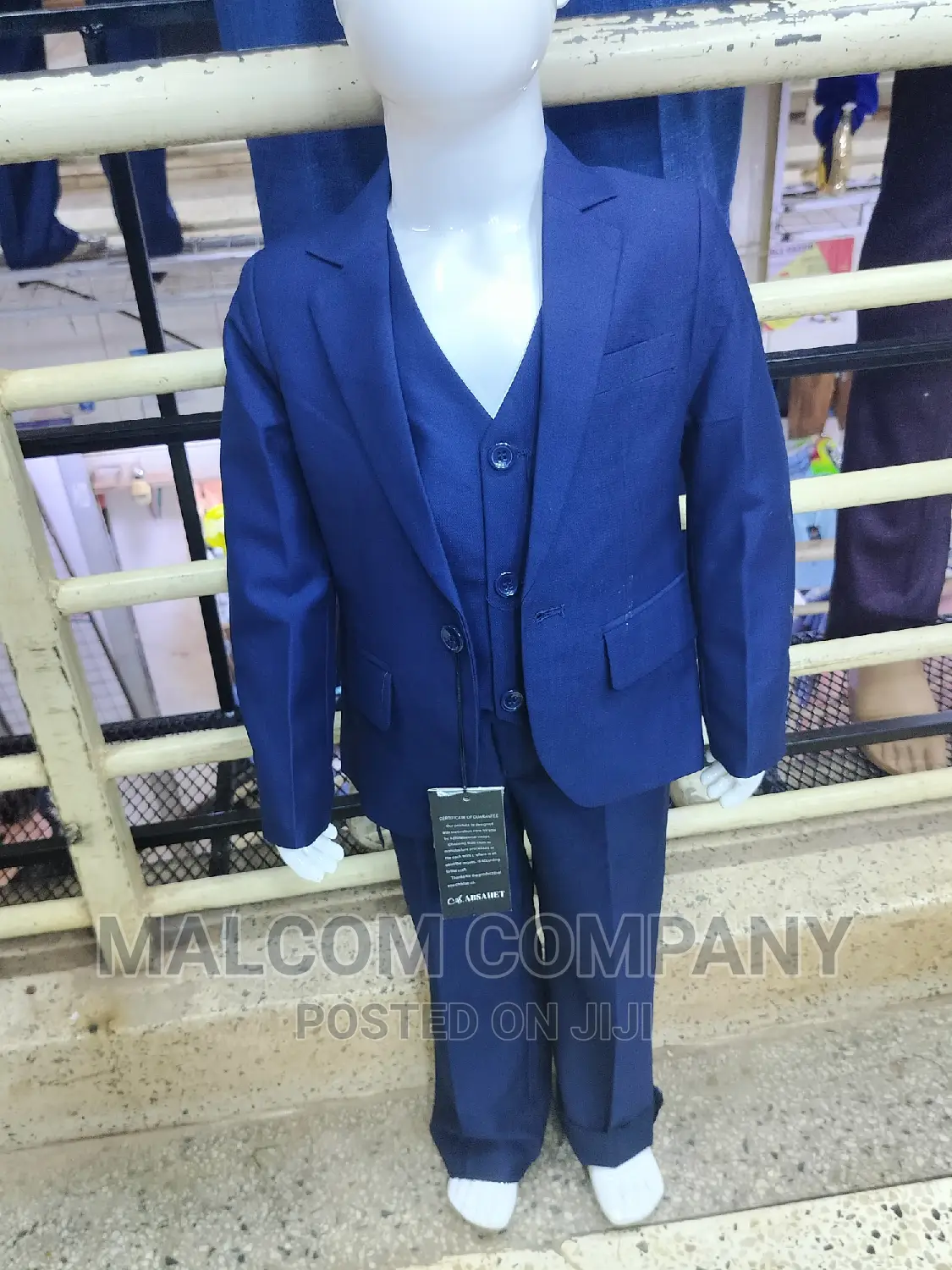 Navy Blue Children's Suits 3-18 Years
