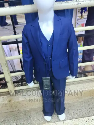 Navy Blue Children's Suits 3-18 Years