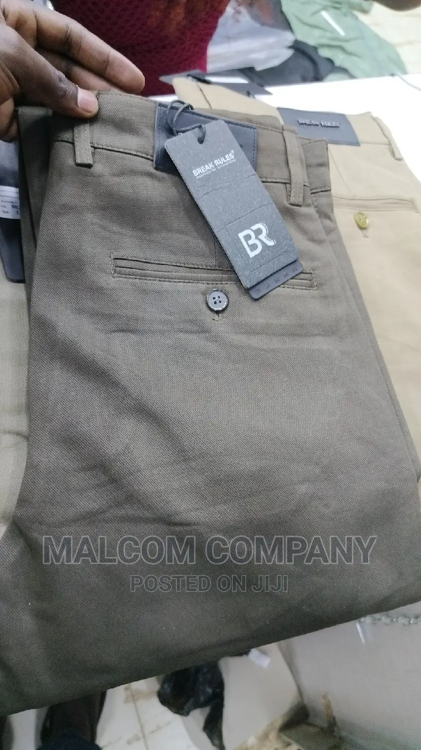 Men Soft Kaki Pants