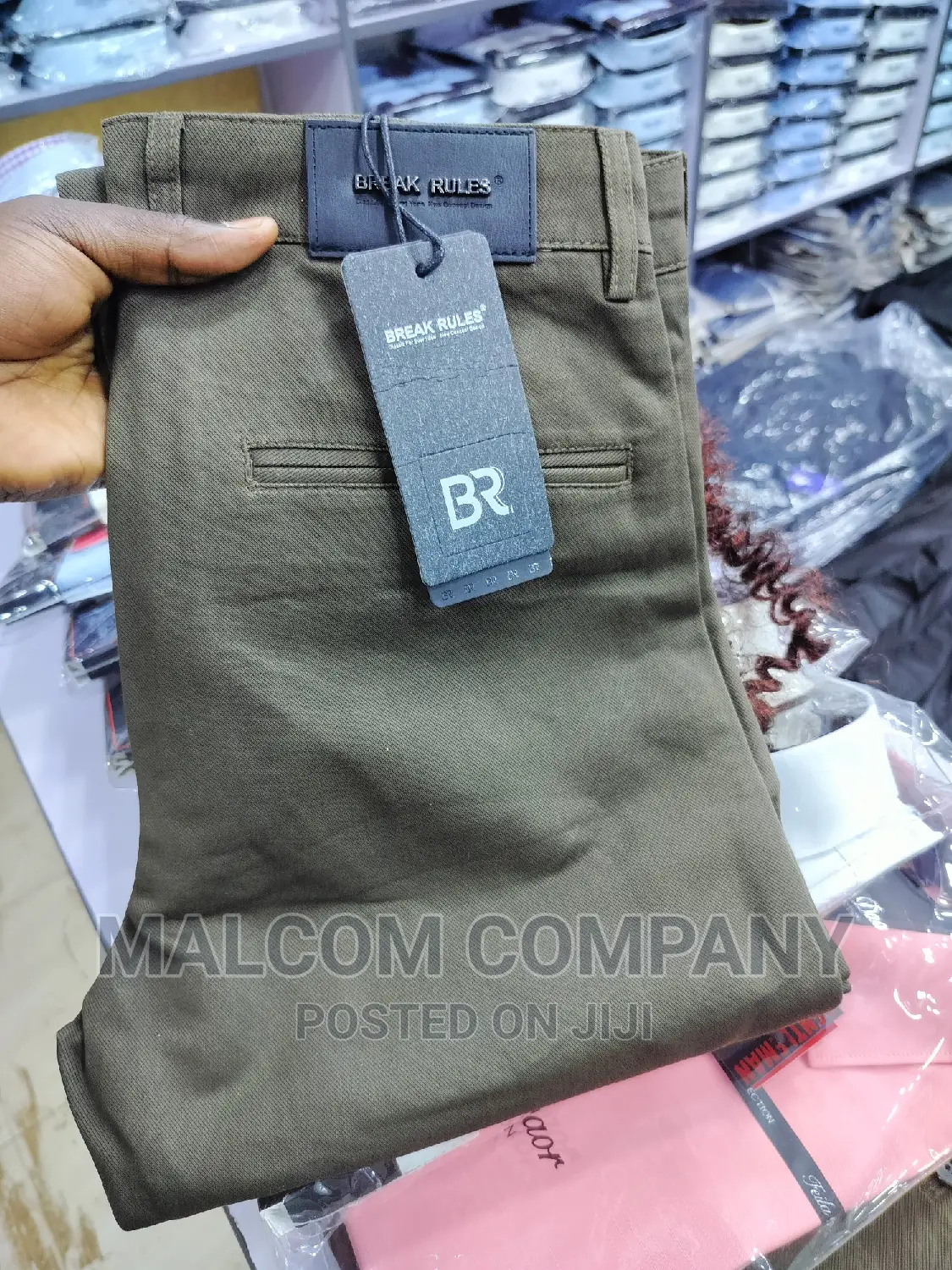 Men Soft Kaki Pants
