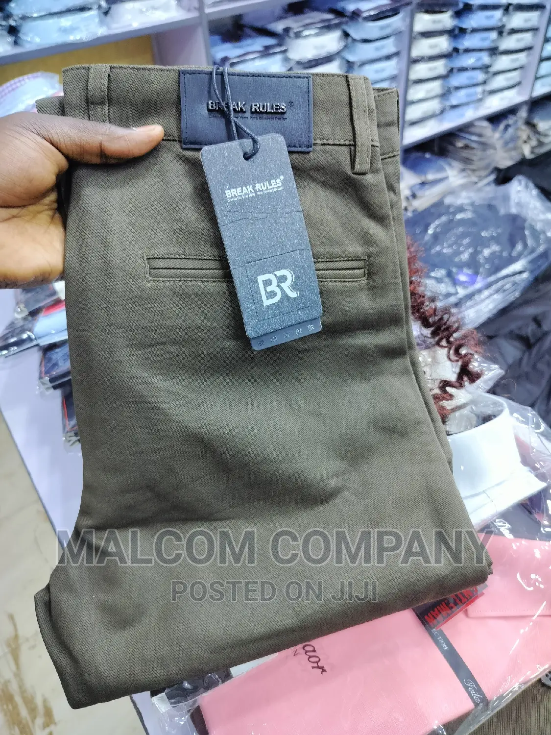 Men Soft Kaki Pants