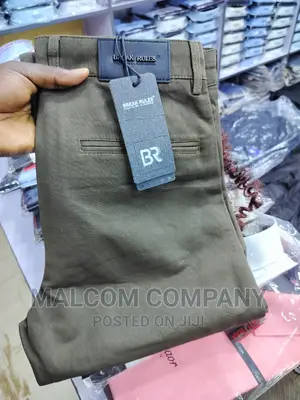 Men Soft Kaki Pants