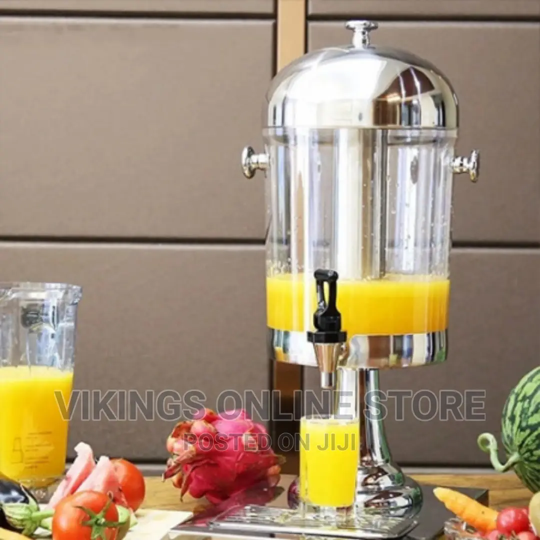 8ltrs Juice Dispenser With Leak Free Spigot Clear With Stand