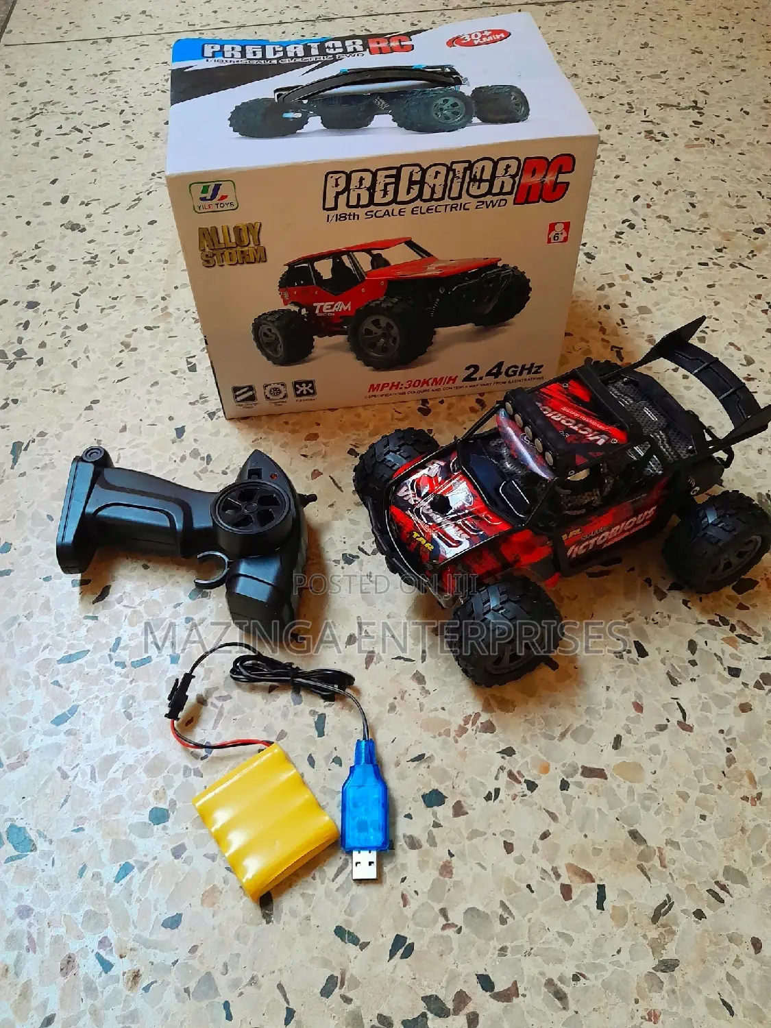 Kids Predator Remote Controlled Off Terrain Car