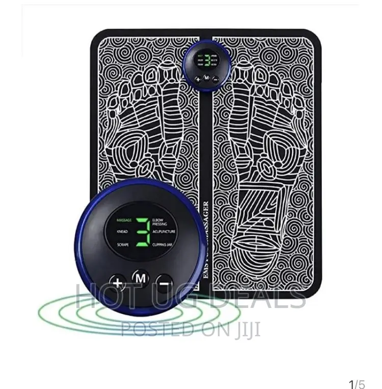 Foot Massager, Blood Circulation Reflexology, Black